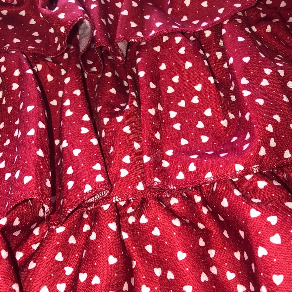 Red Heart Skirt - Picture 2 of 3